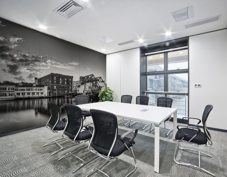 Mystic River Bascule Bridge Wall Printing
