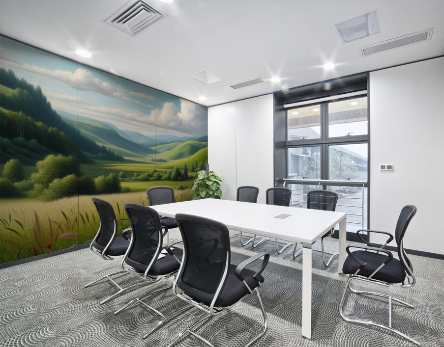 Oil painting of a natural landscape. Wall Printing