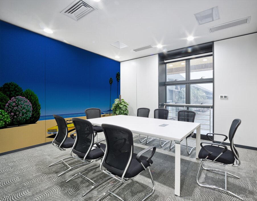 Hiroshi Nagai - Summer Yellow Car Wall Printing