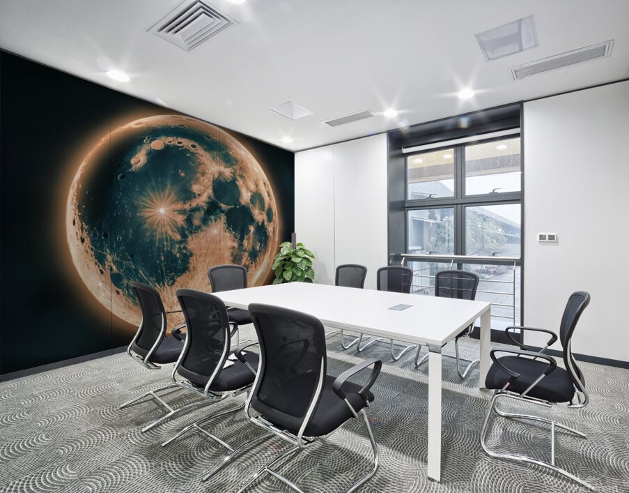 The moon  Wall Printing