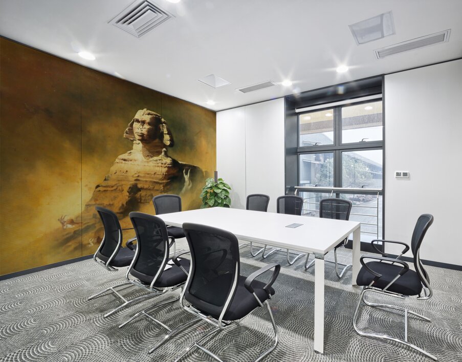 Sphinx Egyptian Art by Karl Wilhelm Diefenbach Wall Printing