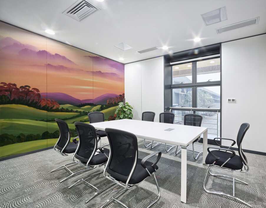 a stunning wall art painting depicting a serene l Wall Printing