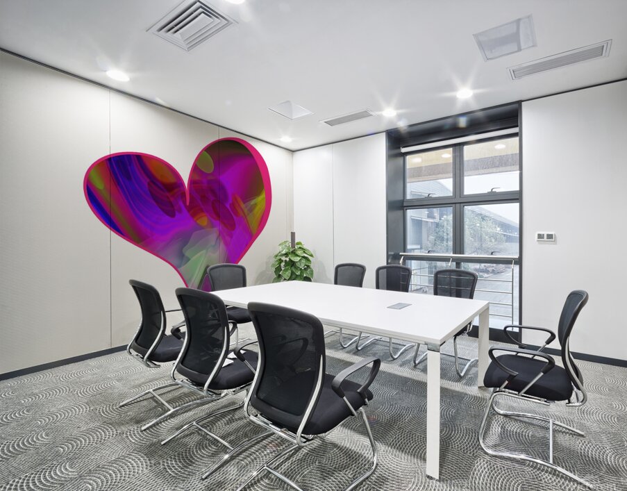 My Heartbeat Wall Printing