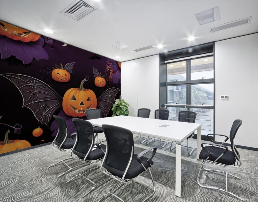 Default An enchantingly festive Halloween scene b 1716758992.121 Wall Printing