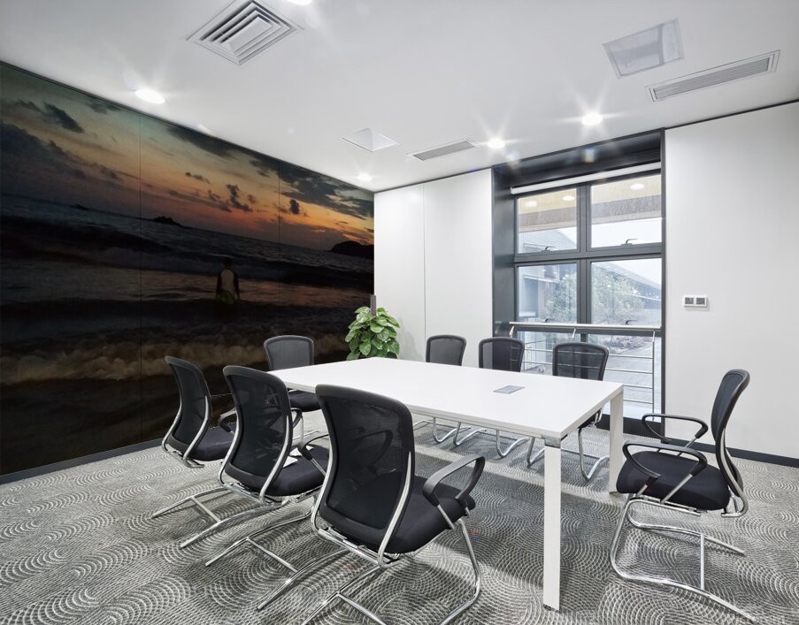 Nighttime ocean sillouette 2 Wall Printing