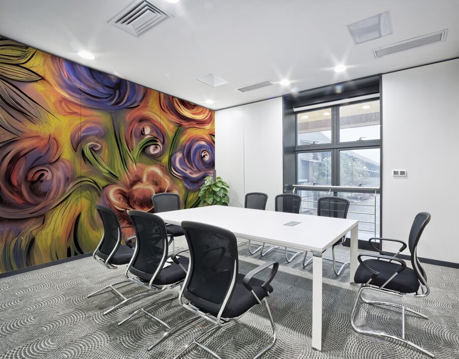 Beautiful Flower Art Wall Printing