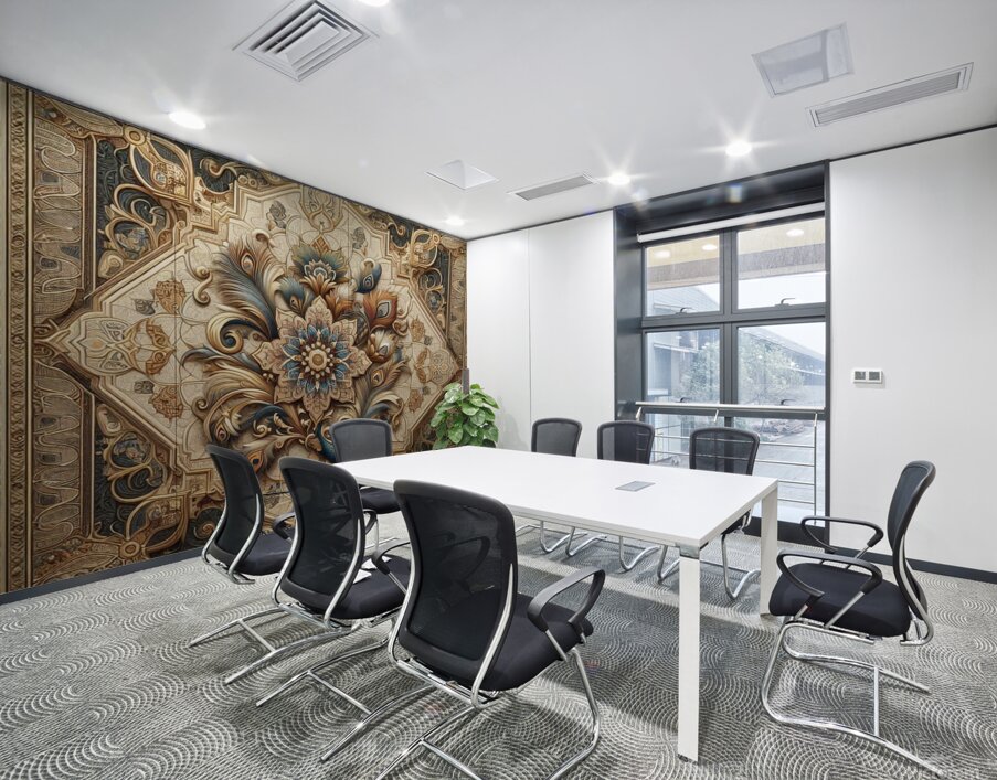A stunning image of an Arabesque-style Wall Printing