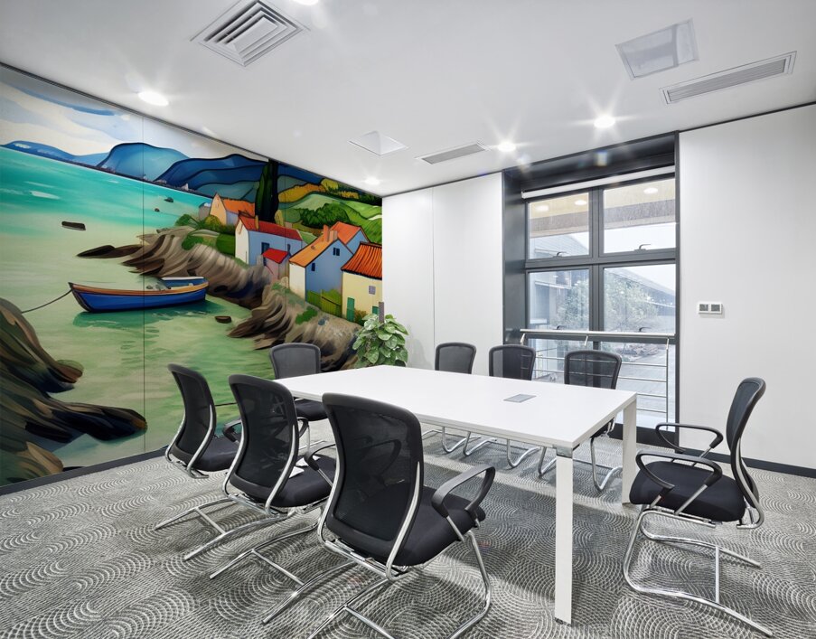 Village by the Sea 14 Wall Printing