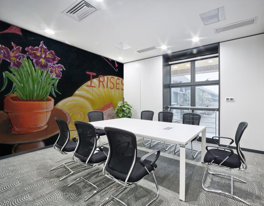 Mayfair Irises London Wall Printing