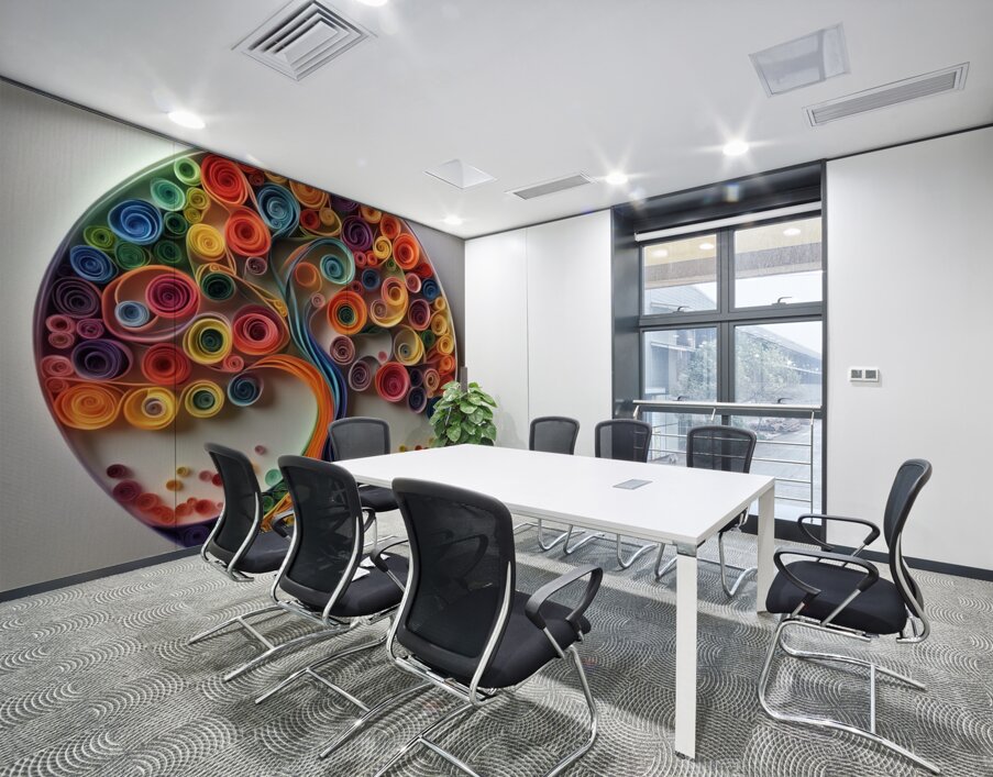 Colorful Paper Tree 16 Wall Printing