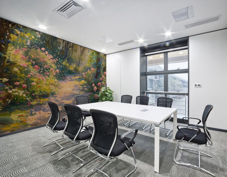 A Day in Giverny Capturing the Gardens Vibrant  a Wall Printing