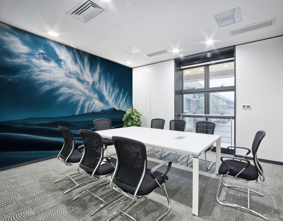 Aurora Borealis Display Wall Printing