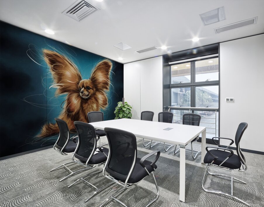 Furry Fantasy: The Winged Chihuahua Wall Printing