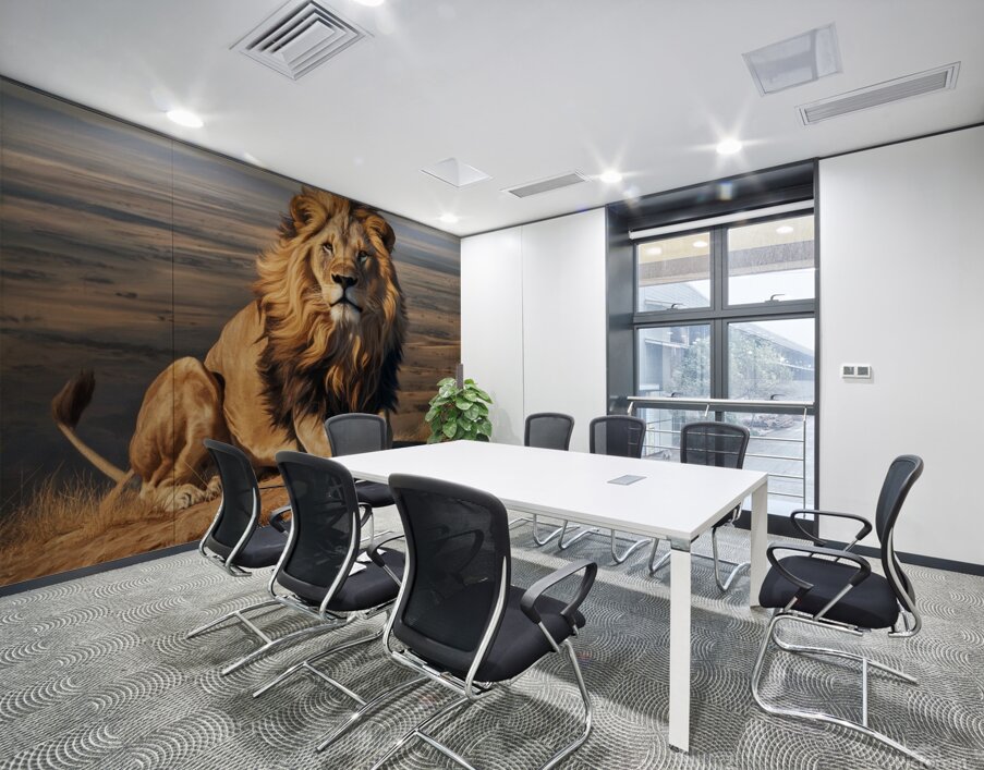 King of the Savannah: The Greatness and Majesty of the Lion  Wall Printing
