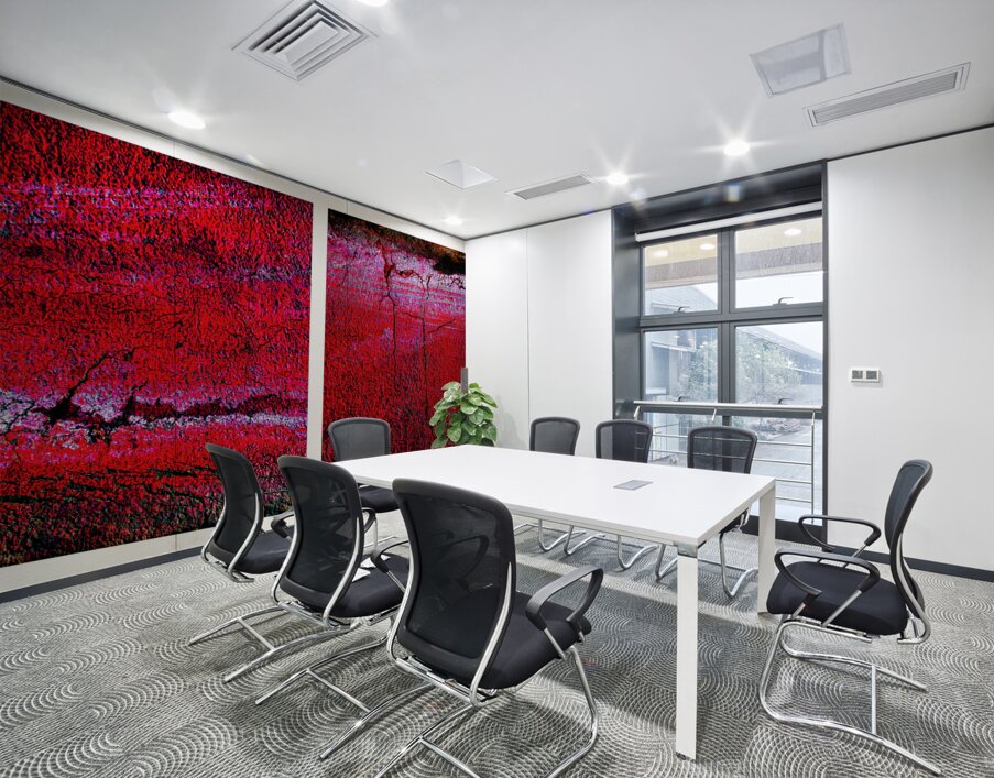 Seeing Red 02 Wall Printing