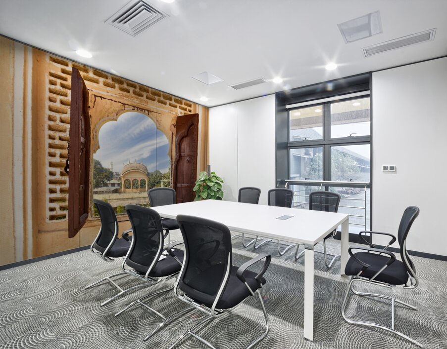 Through the Window Wall Printing