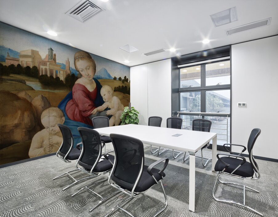 Raphael 1483 1520 Madonna and Child with the Infant Saint John Wall Printing