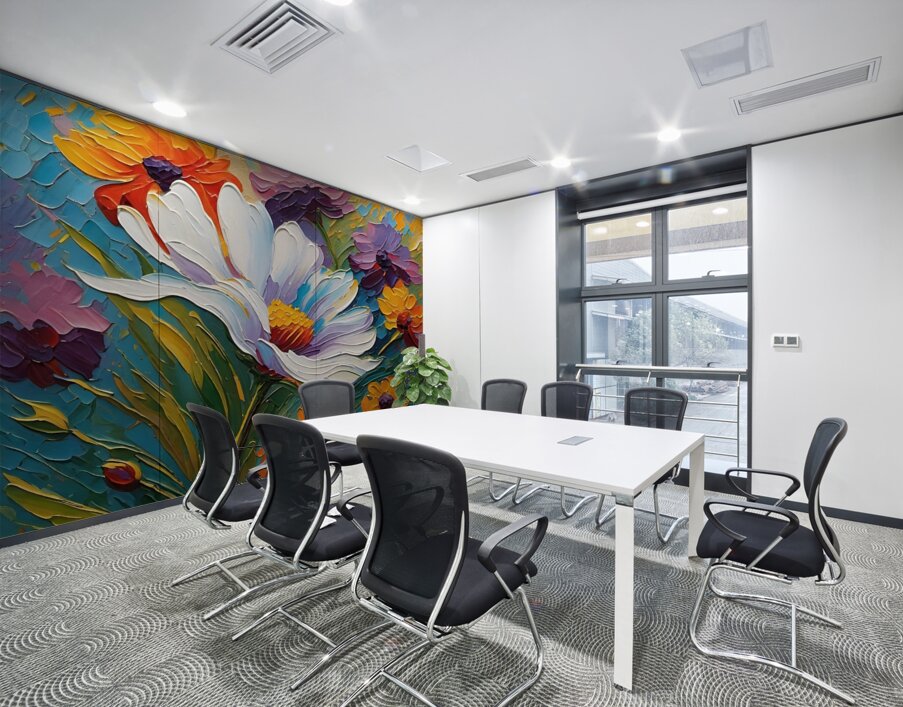 Colorful Floral Art 32 Wall Printing