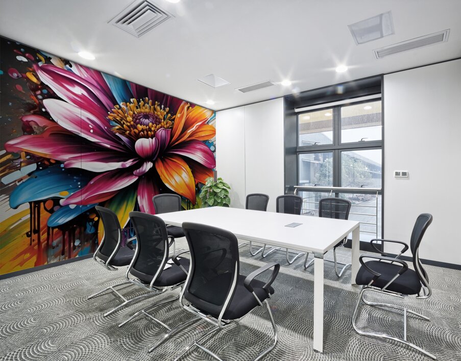 Colorful Floral Art 35 Wall Printing