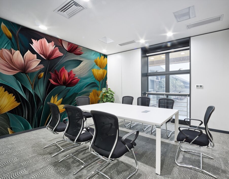 Colorful Floral Art 13 Wall Printing