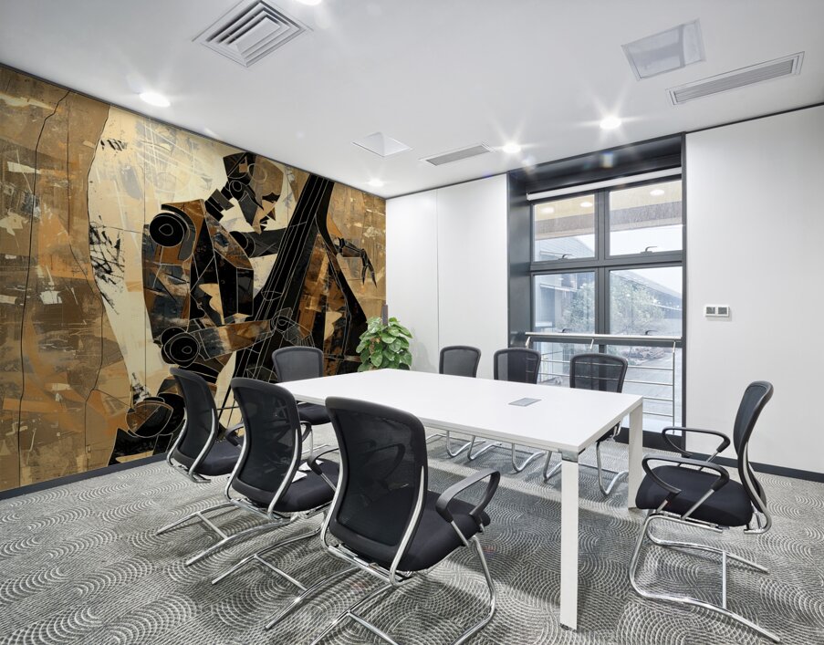 The Jazzbot: A Mechanical Melody Wall Printing