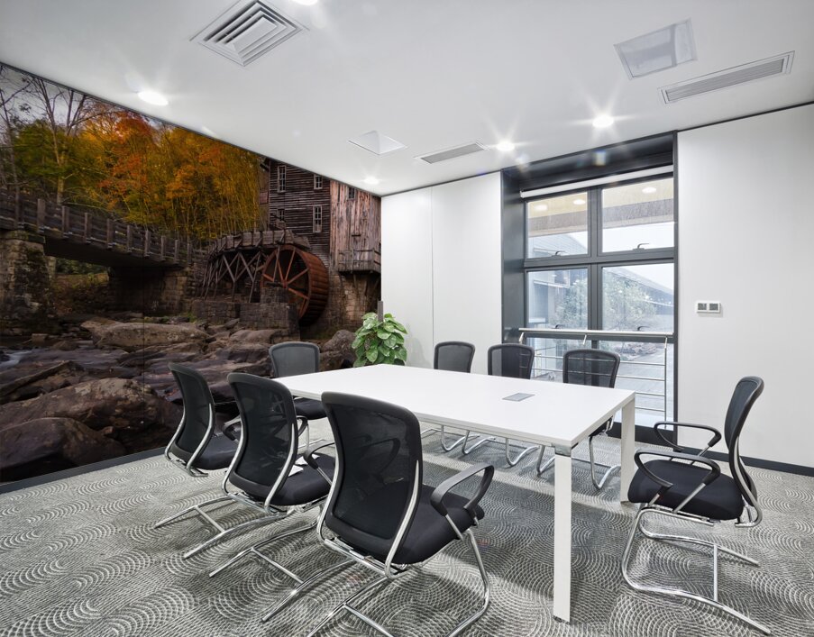 Glade Creek Mill Autumn Splendor Wall Printing