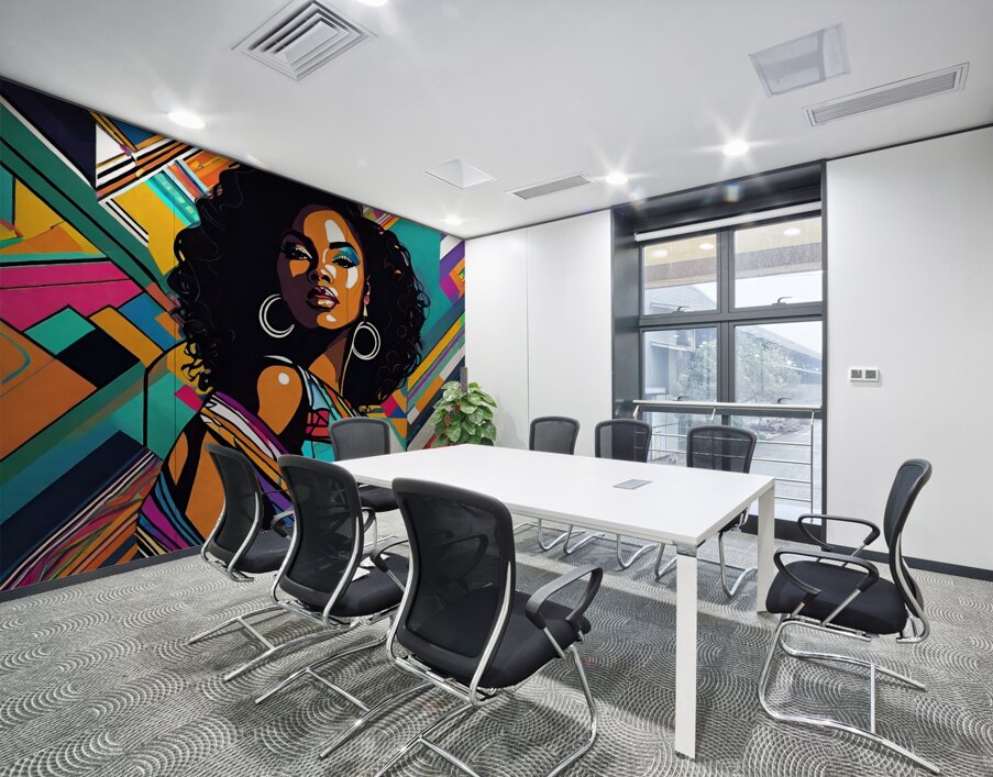 Colorful Abstract Portrait 4 Wall Printing