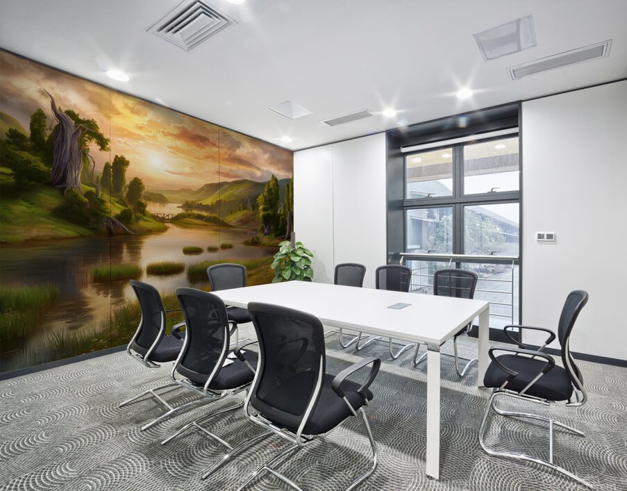 large-scale landscape painting  Wall Printing