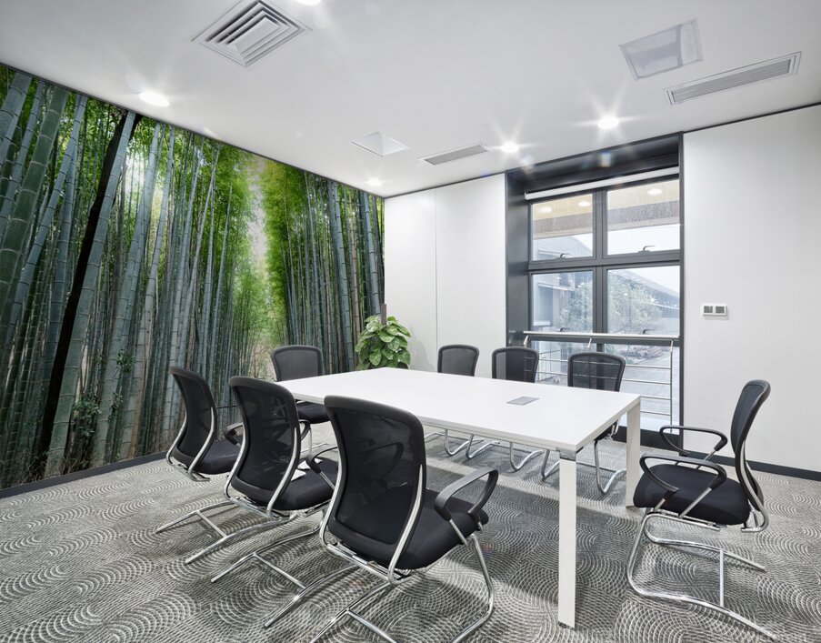Bamboo Forest Wall Printing