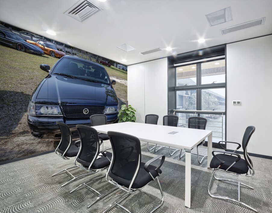 2003 Black Mercury Marauder X 11 Wall Printing