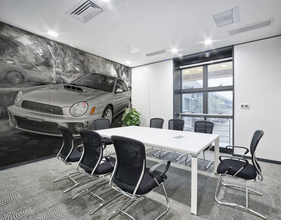 2002 Subaru Impreza WRX Sti X 8 Wall Printing