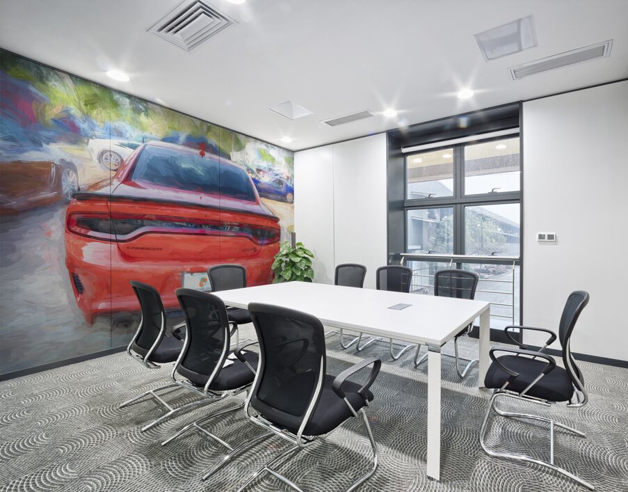 2023 Dodge Challenger SRT Hellcat Redeye X 5 Wall Printing