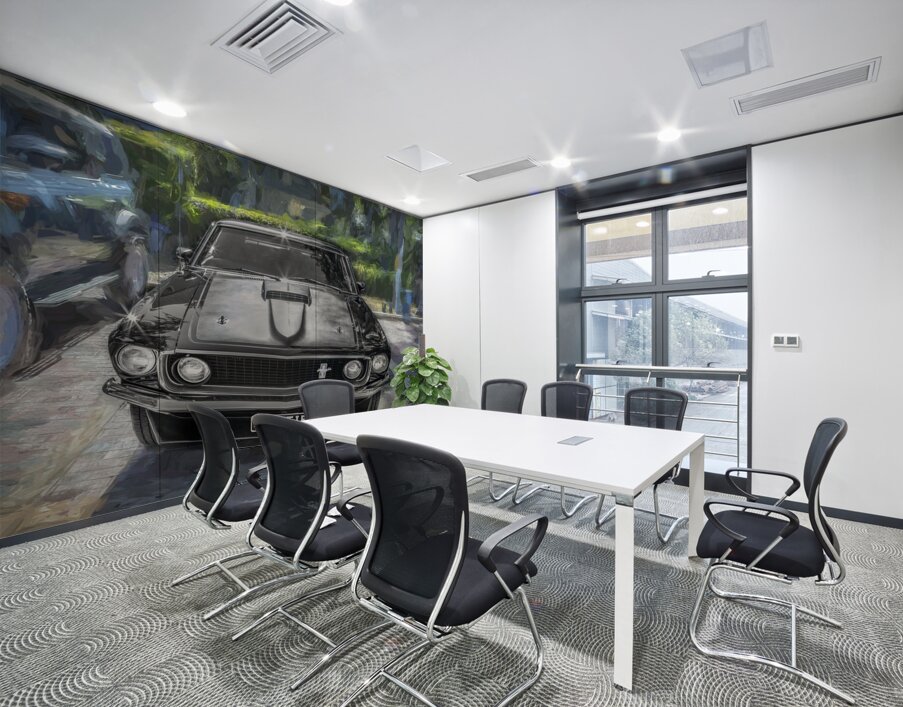 1969 Ford Mustang Fastback Mach 1 X 8 Wall Printing