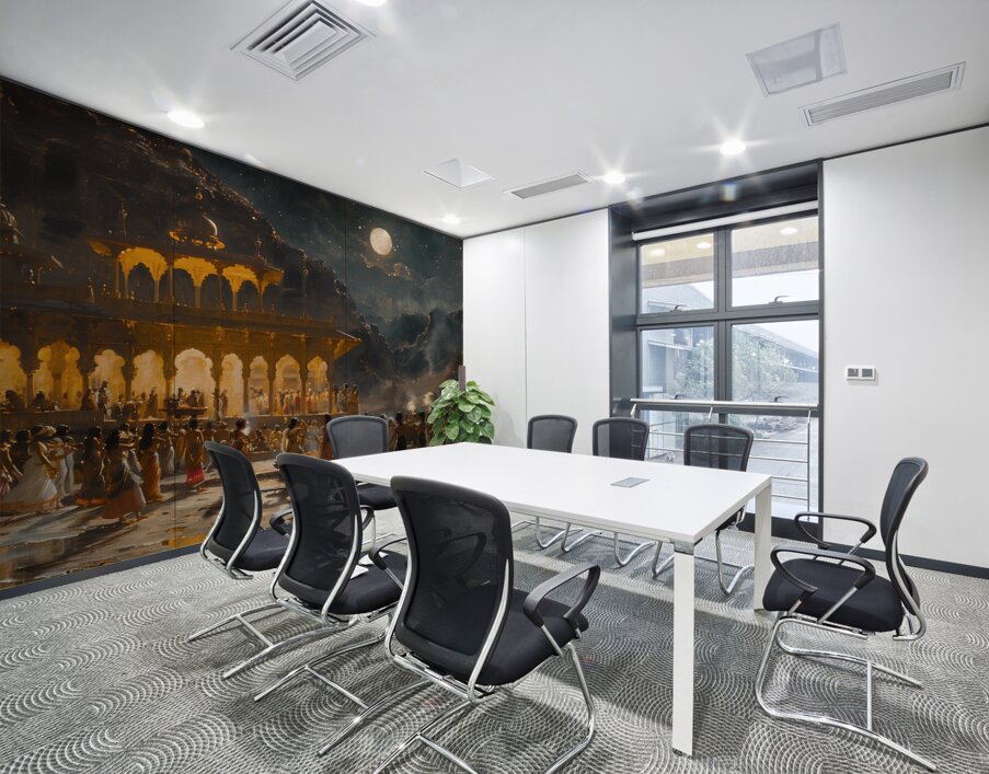 A Night of Revelry Illustrate a lively scene of c Wall Printing