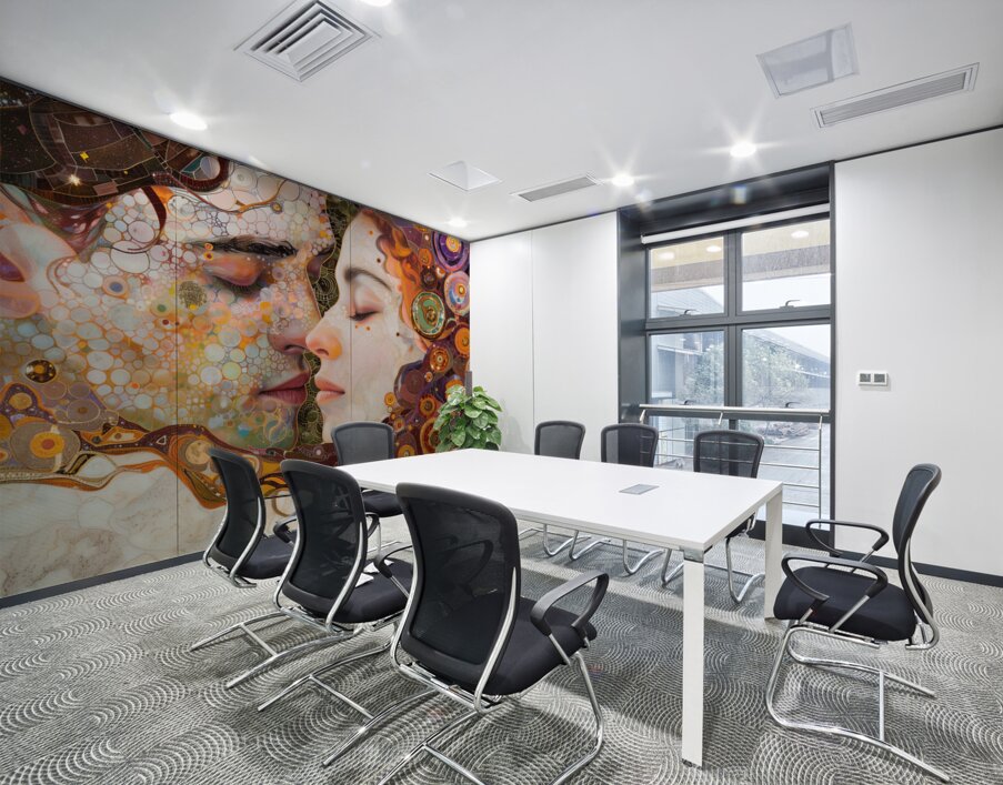 A surreal dreamscape where time stands still an 8 Wall Printing