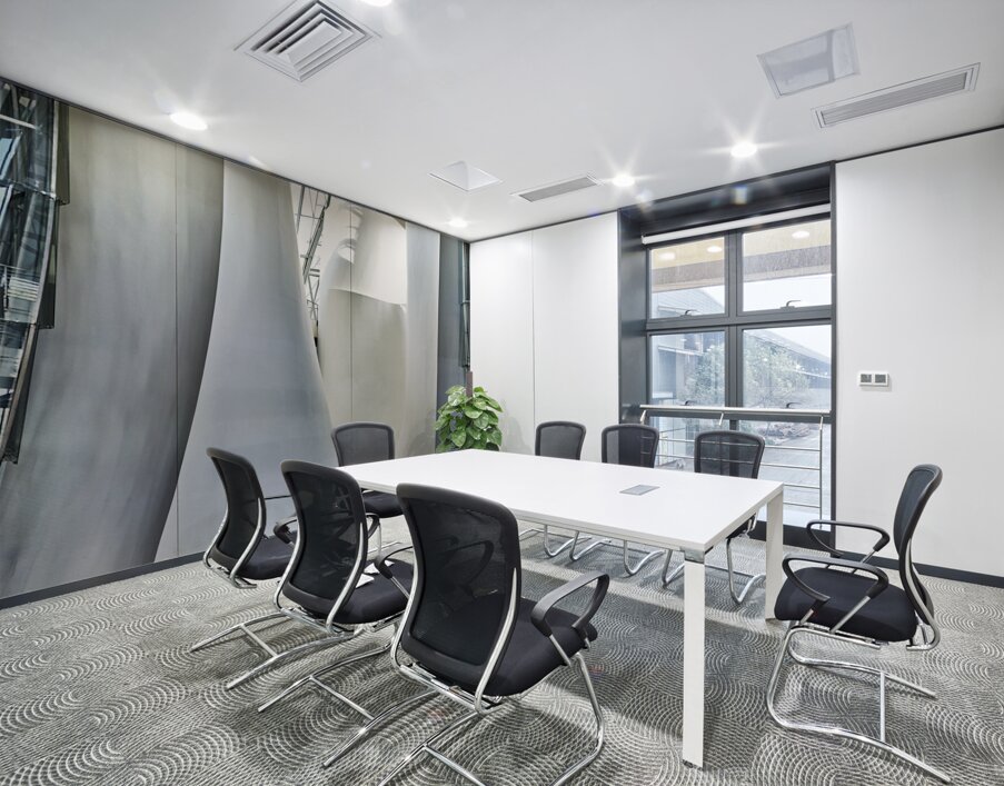 Bilbao Biscay Spain. The interiors of the Guggenheim Museum Wall Printing