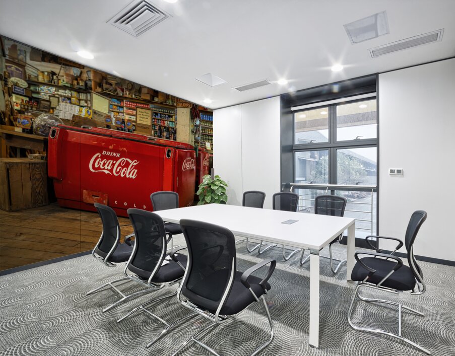 Antique Soft Drink Cooler Wall Printing