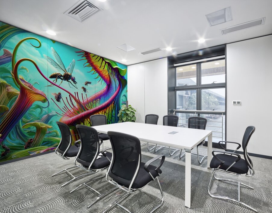 ai artist debra amerson carnivore fly eater copyr Wall Printing