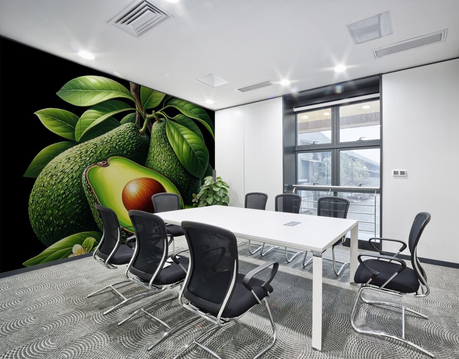 ai artist debra amerson plant artistry avocados c Wall Printing