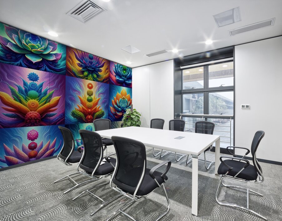 ai artist debra amerson plant artistry chakra suc Wall Printing