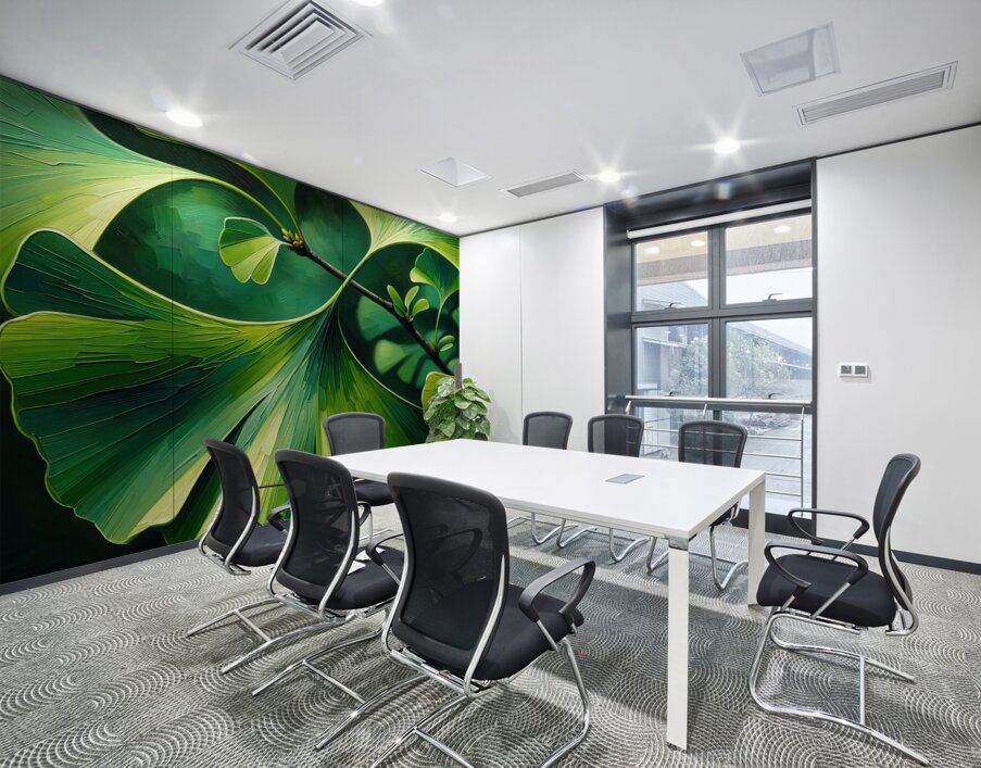 ai artist debra amerson plant artistry green gink Wall Printing