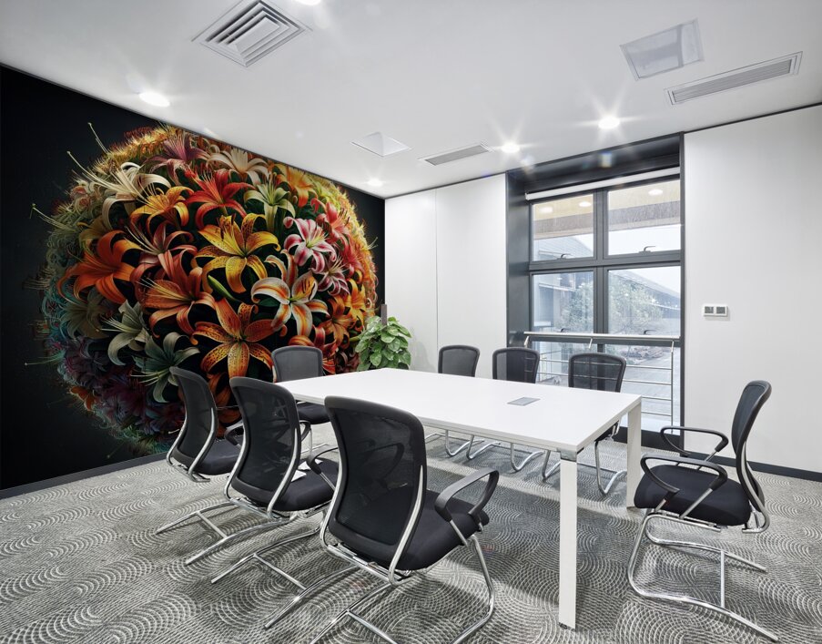 ai artist debra amerson plant artistry daylillies Wall Printing