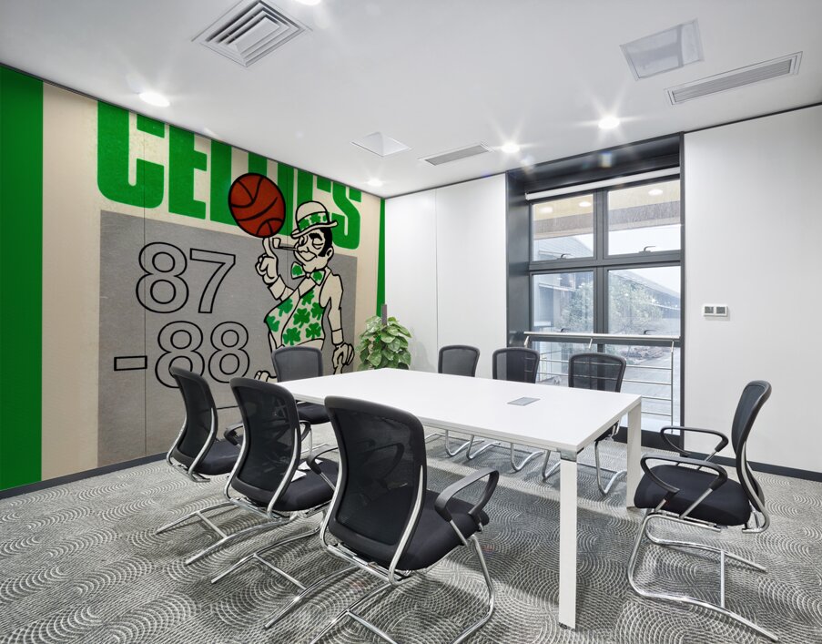 1987 Boston Celtics Art Wall Printing