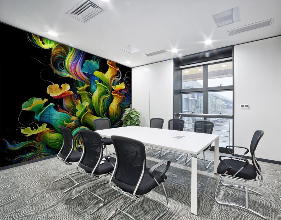 ai artist debra amerson plant artistryabstract pi Wall Printing