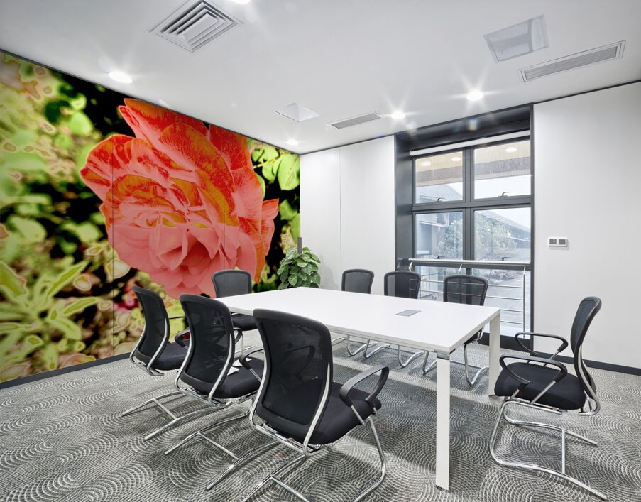 Pop Flower Wall Printing