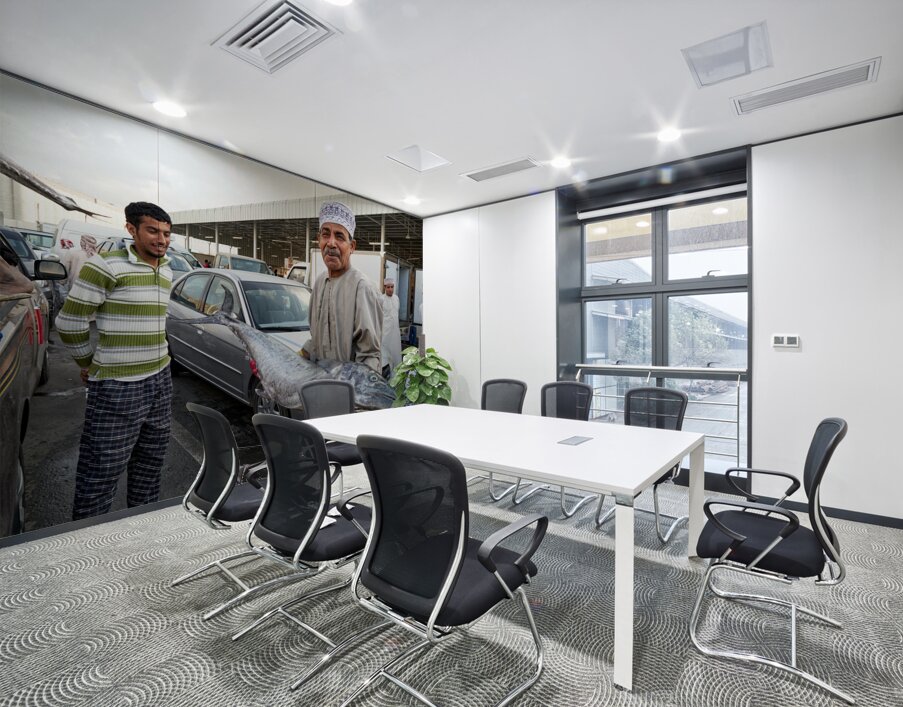 Oman. Muscat. The Fish Market Wall Printing