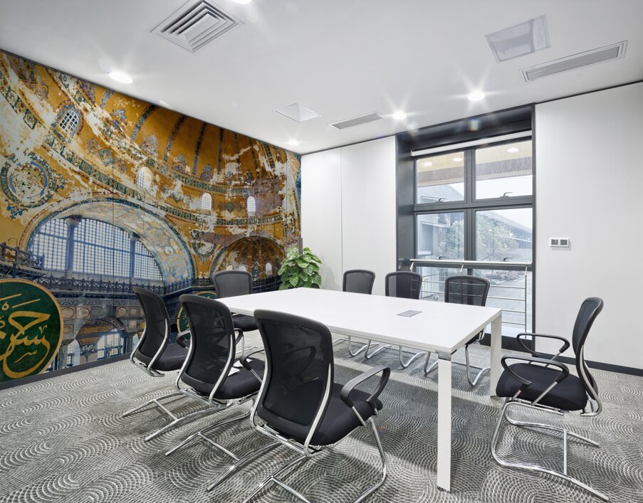 Istanbul Turkey. Hagia Sophia Grand Mosque Wall Printing