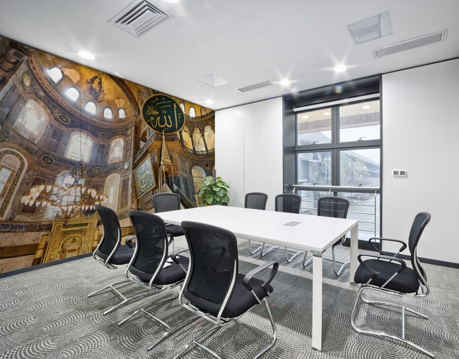 Istanbul Turkey. Hagia Sophia Grand Mosque Wall Printing