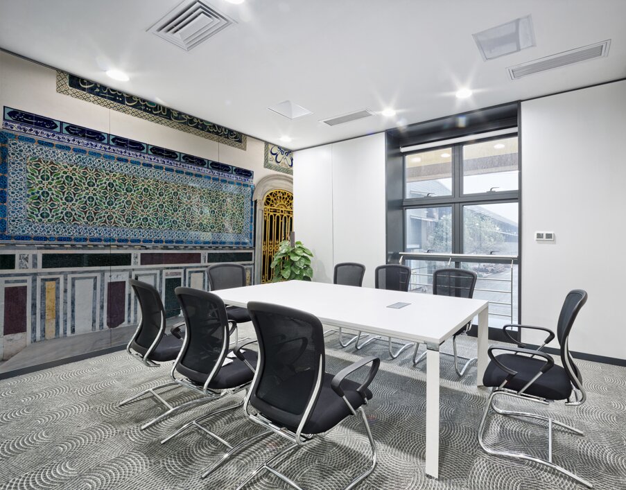 Istanbul Turkey. Topkapi Palace. Decorated walls in the Harem Wall Printing