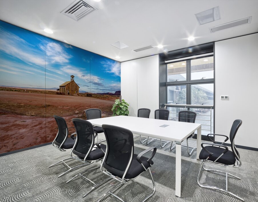 Old Western Church And Wagon Moab Utah Wall Printing